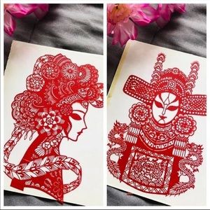 NWOT Original Chinese paper-cut Art (X2 designs) - Unframed